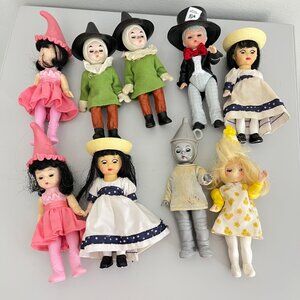 Vintage Madame Alexander Wizard Of Oz Dolls Set Of 9 With Iconic Characters & Ou